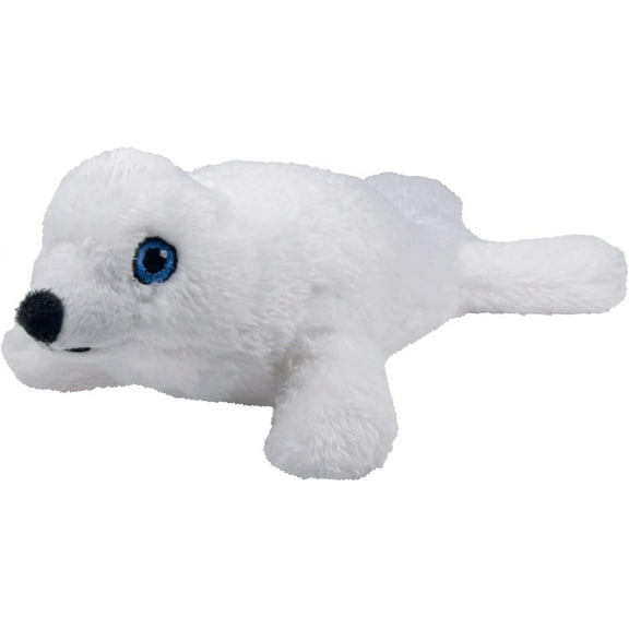 EcoBuddiez – Harp Seal by Deluxebase Mini 20cm Plush Toy Made from Recycled Plastic Bottles