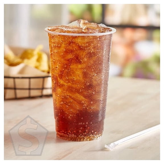 EcoChoice 32 oz. PLA Compostable Plastic Cold Cup - 500/Case