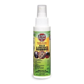 Stop Bugging Me Bed Bug Treatment & Repellent Spray for Bed Bugs – All-Natural, Non-Toxic, Poison Free | Indoor Use | Non-Aerosol Fingertip Travel Spray | 3 oz - 774264