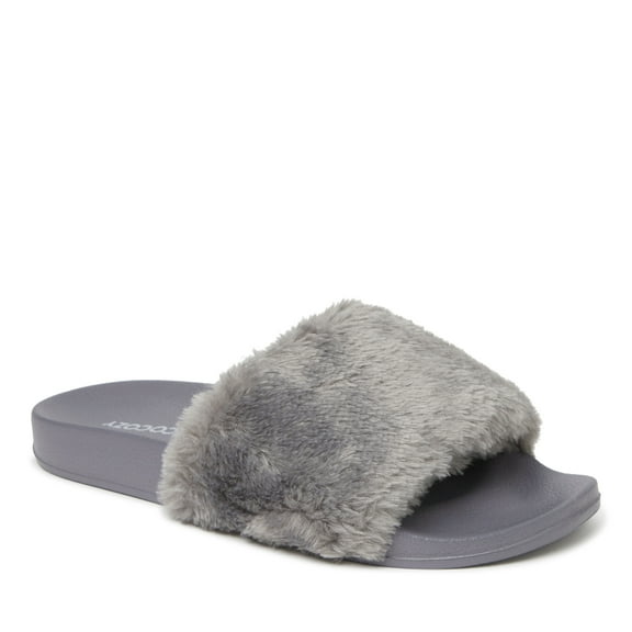 EcoCozy Women's Sustainable Faux Shearling Slide Sandal