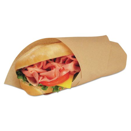 Bagcraft BGC 300899 14 in.x 14 in. Grease-Resistant Paper Wraps and Liners - Natural (1000/Box, 4 Boxes/Carton)