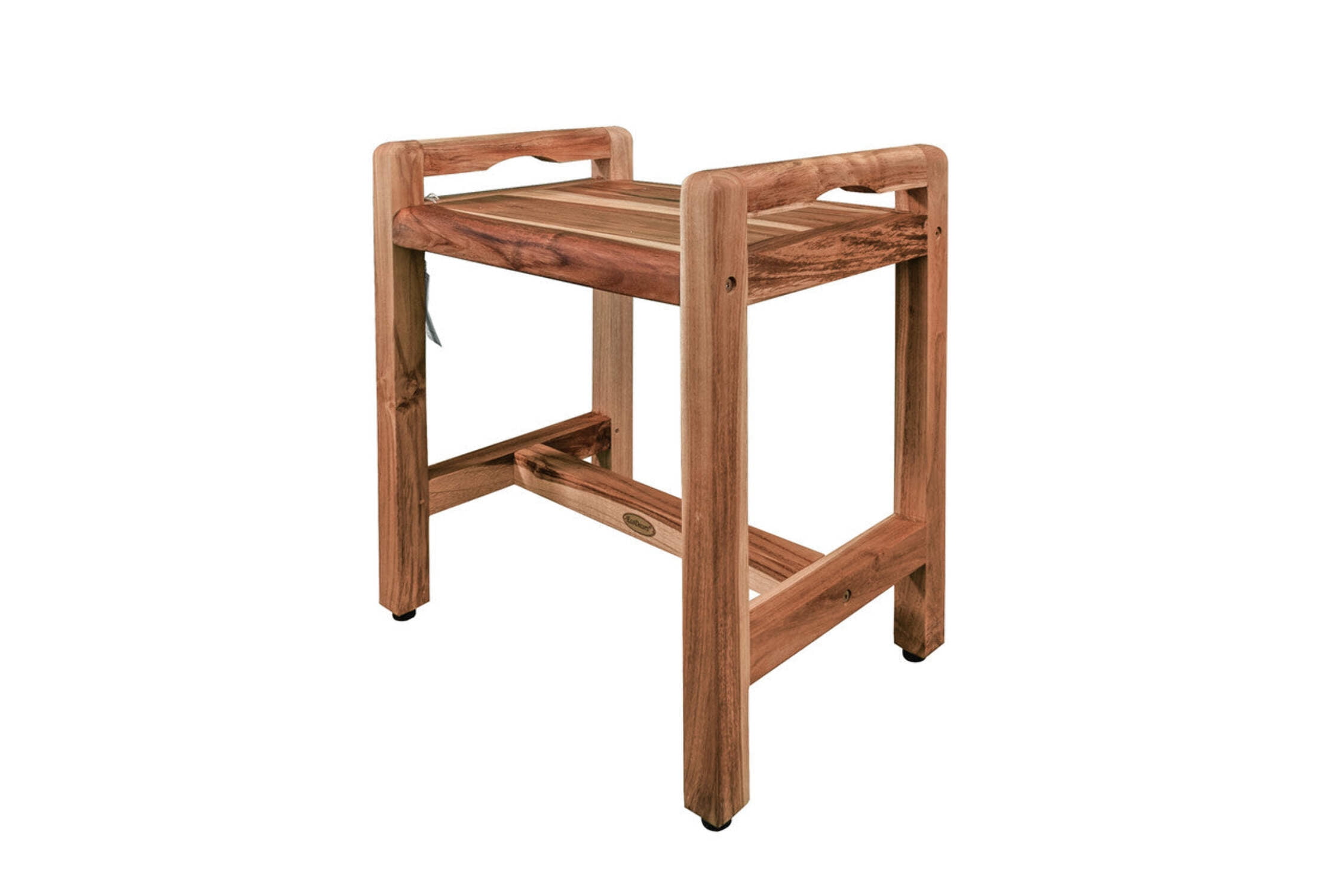 20" Wide Teak Shower Bench with LiftAide Arms