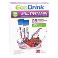 thumbnail image 1 of EcoDrink Multivitamin Energy Powder Drink Mix - Electrolytes Antioxidants Nutrients - Sugar and Caffeine Free - Berry Flavor Powder, 30 Packets, 1 of 5