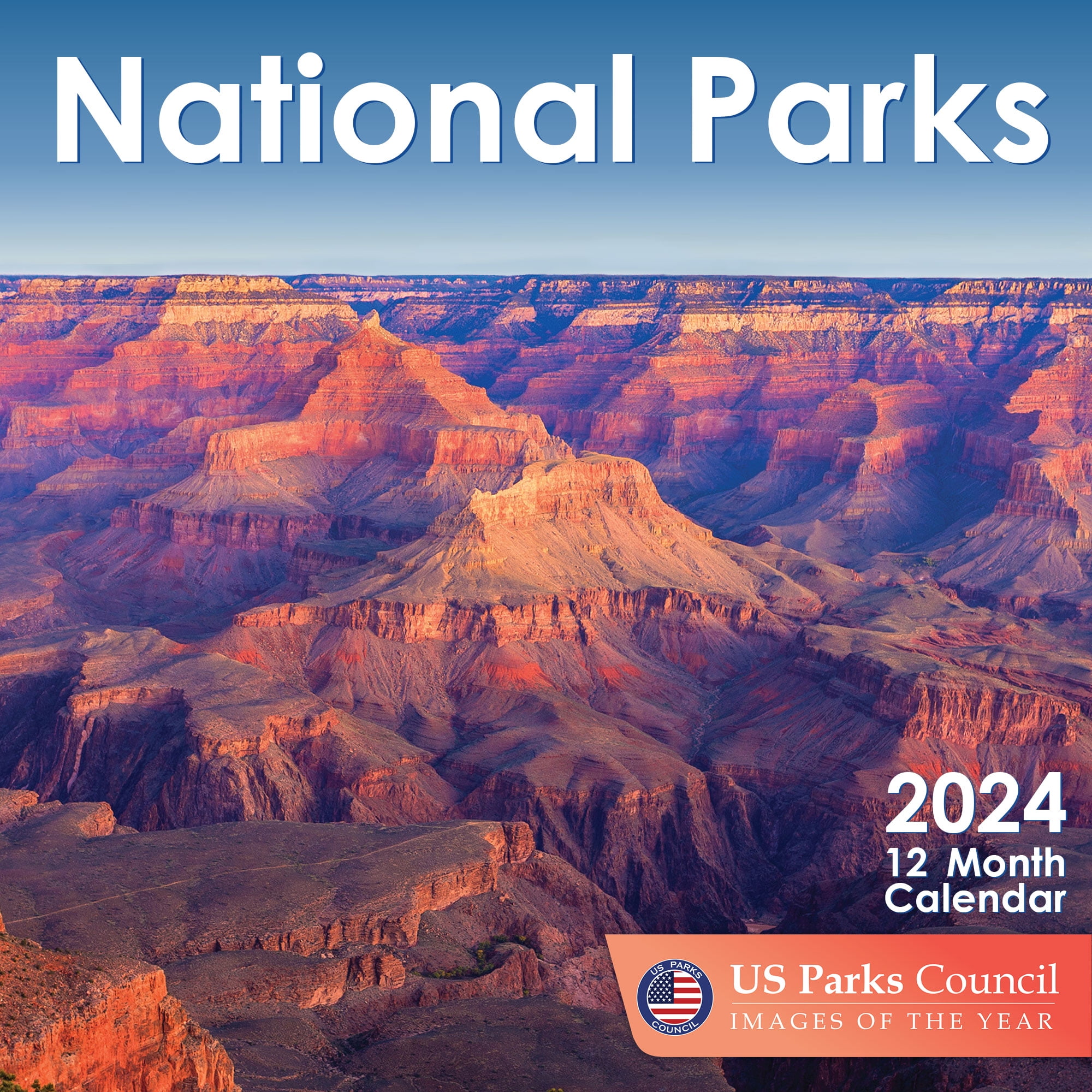 EcoEarth 12Month Wall Calendar for 2024, Vertical 11x17 National Parks