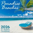 thumbnail image 1 of EcoEarth 18 Month Vertical Wall Calendar, Paradise Beaches, 11" x 17", Jul 2025-Dec 2026, 1 of 9