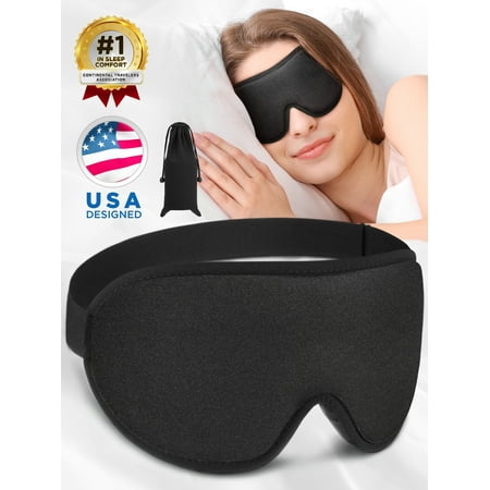 EcoEarth Eye Mask for Sleep, Sleeping Masks for Women & Men, Blackout Blindfold