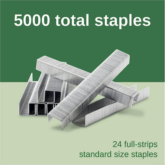 EcoElectronix EX-25 Standard Staples - 1/4" Length, 210 Staples per Strip - 10 Packs