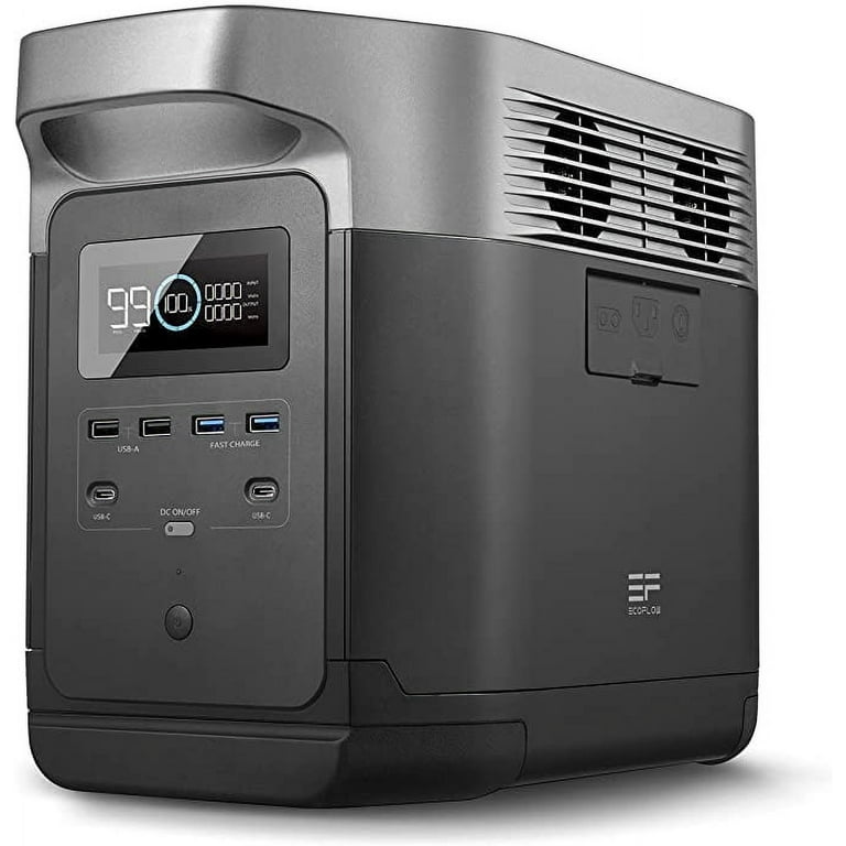 EcoFlow 1260Wh Delta 1300 Power Solar Battery Station Portable Generator EcoFlow 1260Wh Delta 1300 Power Solar Battery Station Portable Generator