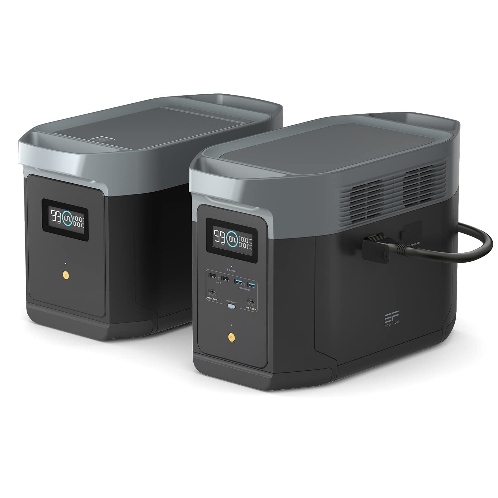 EF EcoFlow DELTA 2 Max 1900Wh Power Station with Smart Extra