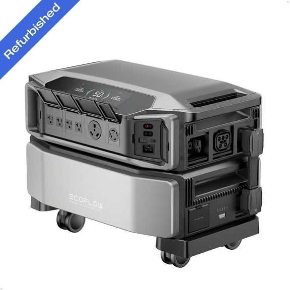 EF EcoFlow Portable Power Station DELTA Pro Ultra 6000Wh Capacity,Solar Generator,7200W Output for Home Use, Emergency, Camping, RV,Certified Reconditioned