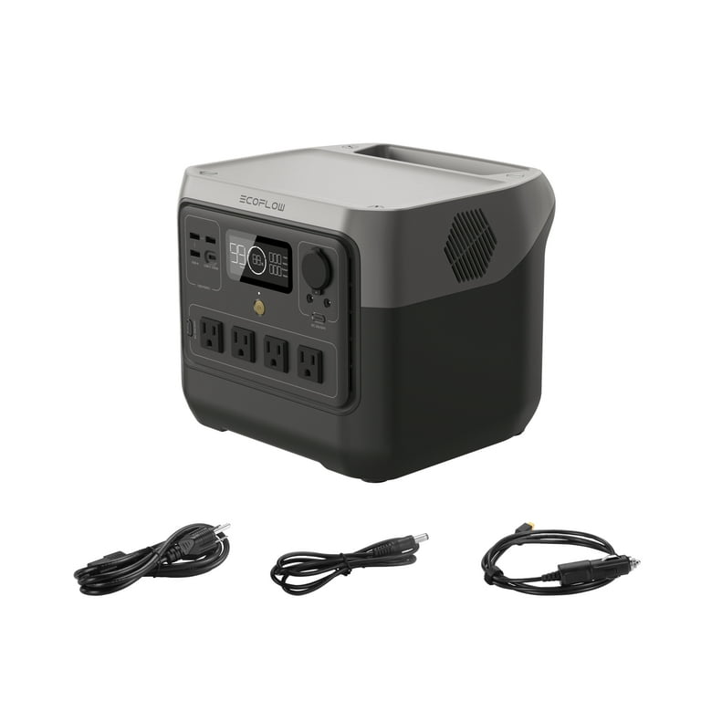 EcoFlow Portable Power Station RIVER 2 Pro,770Wh LiFePO4 Battery,70 Min  Fast Charging,1600W AC Outlets,Solar Generator for Outdoor Camping,RV,Home  Use