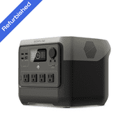 EcoFlow Portable Power Station,RIVER 2 Pro Solar Generator, 768Wh Capacity,1600W AC Output for Outdoor Camping,Home Use,Emergency,Used,Certified Reconditioned