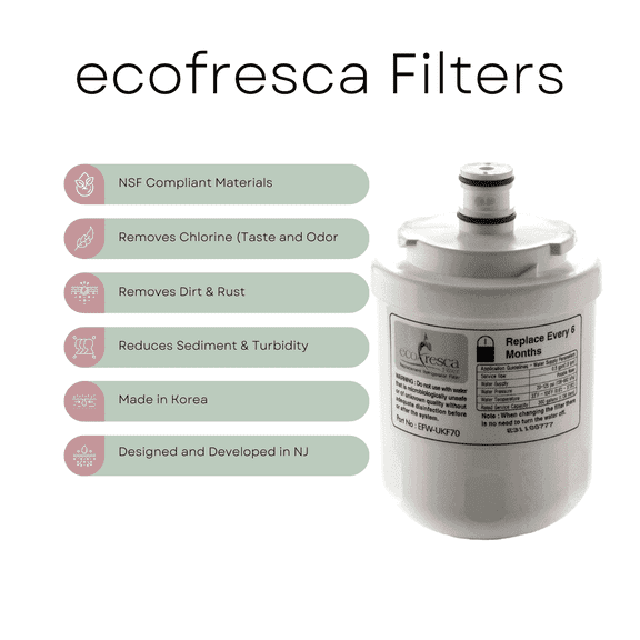 EcoFresca Refrigerator Water Filters for Whirlpool UKF7003
