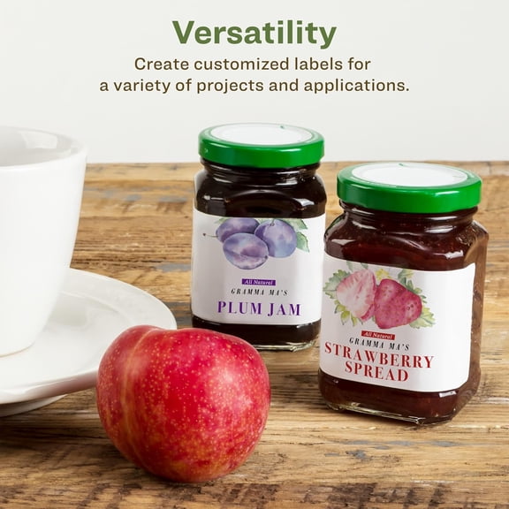 EcoFriendly Matte White  Rectangle Labels 2x3 Inch Print to Edge Permanent Adhesive Laser Inkjet Printable 800 Total