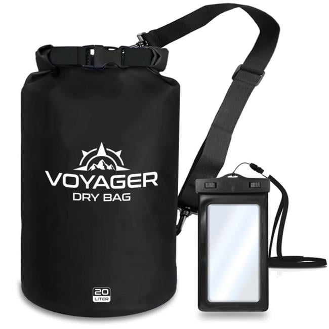 EcoGear FX OUT-EG-VOY-20BLK-ECO EcoGear FX Voyager Waterproof 20L Dry Bag - Black