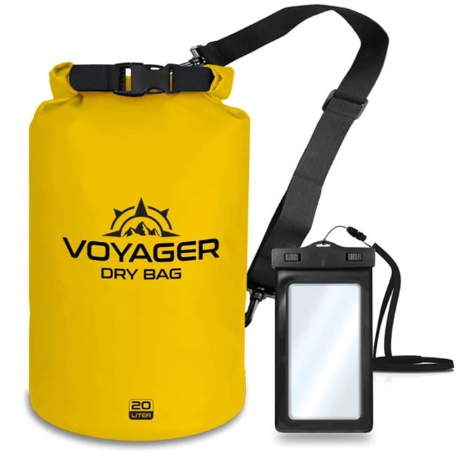 EcoGear FX OUT-EG-VOY-20YLO-ECO EcoGear FX Voyager Waterproof 20L Dry Bag - Yellow