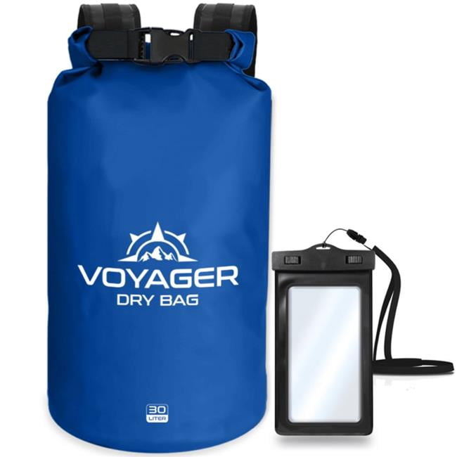 EcoGear FX OUT-EG-VOY-30BLU-ECO EcoGear FX Voyager Waterproof 30L Dry Bag - Blue