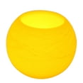 EcoGecko 5 Inch Round Wax Sphere LED Flameless Candle with 5 Hour Timer ...