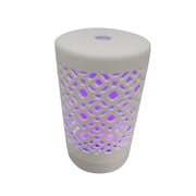 EcoGecko Ceramic Essential Oil Aroma Air Freshener Diffuser, Ultrasonic Diffusing Cool Mist Humidifier with Timers for Office Home Bedroom Baby Room Study Yoga Spa, with Timer and 7 Color Light