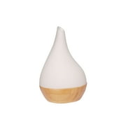 EcoGecko Essential Oil Diffuser Aromatherapy Oil Diffuser Solid Wood Bamboo Wood with Glass Top, Ultrasonic Cool Mist Oil Diffuser with Soft Color Changing Lights, Waterless Auto Shut-off
