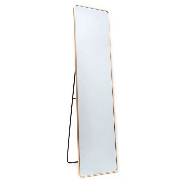 EcoHome Gold Standing Floor Mirror Free Standing Full Length Mirrors
