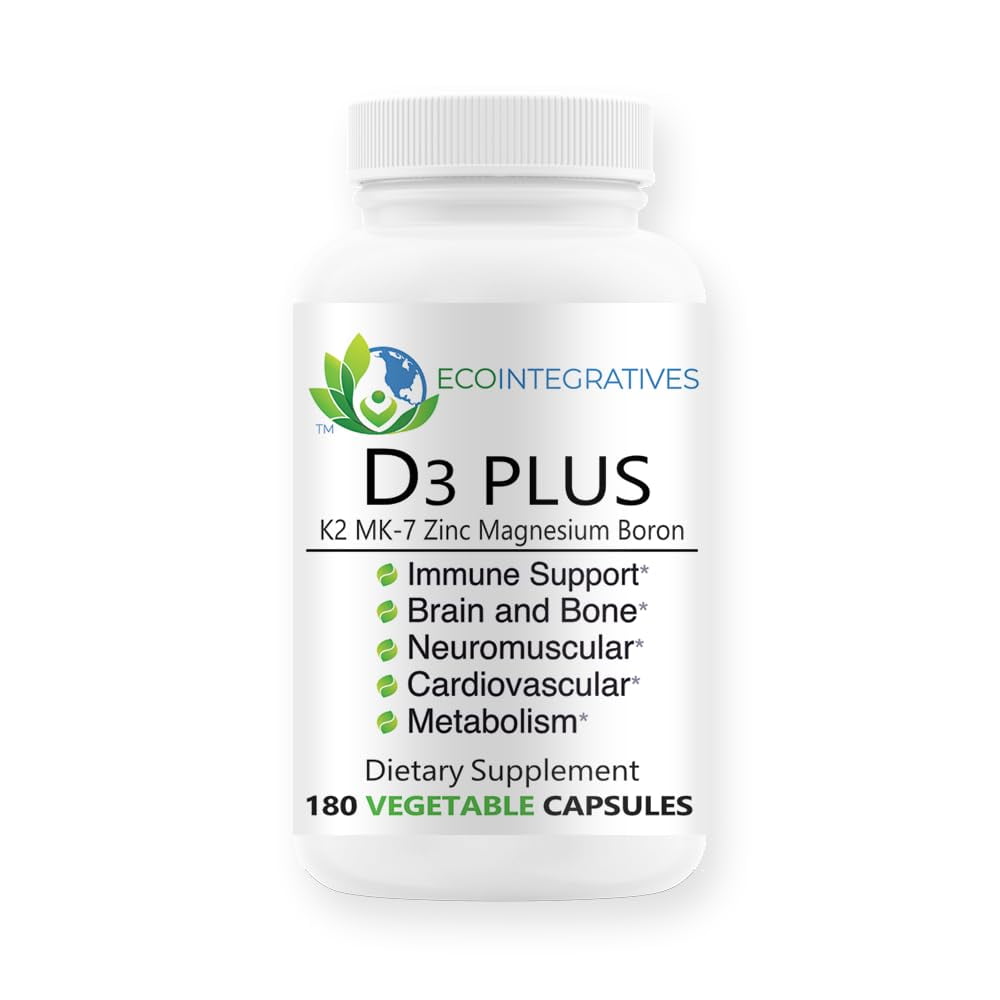 EcoIntegratives D3 Plus Boron OIF8 Vitamin K2 Magnesium Zinc Supports