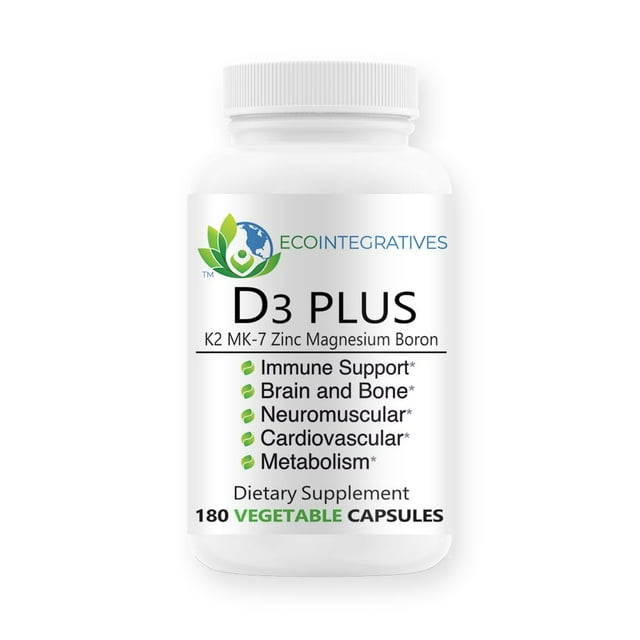 EcoIntegratives D3 Plus Boron OIF8 Vitamin K2 Magnesium Zinc Supports