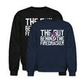 thumbnail image 1 of EcoLoom 4th Of July Guy Behind The Firecracker Long Sleeve Unisex Midweight Crewneck Sweatshirt, 1 of 4