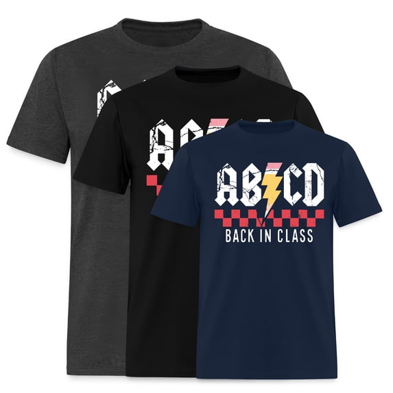 EcoLoom Abcd Back In Class Short Sleeve Unisex T Shirt