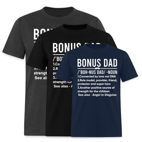 EcoLoom Bonus Dad Definition Short Sleeve Unisex T Shirt