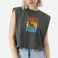 thumbnail image 1 of EcoLoom Dad Its Not A Dad Bod Its A Father Figure Graphic Cap Sleeve Muscle Crop Shirt Women Sleeveless Baby Tee, 1 of 5