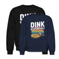 thumbnail image 1 of EcoLoom Dink Responsibly Pickleball Long Sleeve Unisex Midweight Crewneck Sweatshirt, 1 of 4