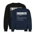 thumbnail image 1 of EcoLoom Engineer Definition Engineering Long Sleeve Unisex Midweight Crewneck Sweatshirt, 1 of 4