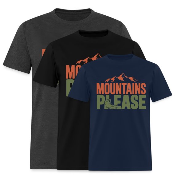 EcoLoom Hiking Mountains Please Short Sleeve Unisex T Shirt