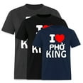 thumbnail image 1 of EcoLoom I Heart Pho King Short Sleeve Unisex T Shirt, 1 of 6