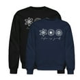 thumbnail image 1 of EcoLoom Life Is Good Daisy Long Sleeve Unisex Midweight Crewneck Sweatshirt, 1 of 4