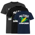 thumbnail image 1 of EcoLoom Mother Shucker Mom Word Game Corn Farmer Mum Short Sleeve Unisex T Shirt, 1 of 6