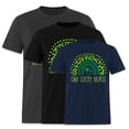 thumbnail image 1 of EcoLoom One Lucky Nurse Scrub Rn Icu Er St Patricks Day Nurses Short Sleeve Unisex T Shirt, 1 of 6