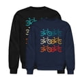 thumbnail image 1 of EcoLoom Retro Cycling Funny Cycle Lover Long Sleeve Unisex Midweight Crewneck Sweatshirt, 1 of 4