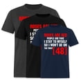 thumbnail image 1 of EcoLoom Roses Are Red People Are Fake I Stay To Myself First 48 Short Sleeve Unisex T Shirt, 1 of 6
