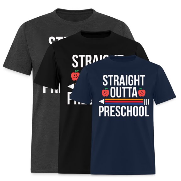 EcoLoom Straight Outta Preschool Short Sleeve Unisex T Shirt