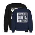 thumbnail image 1 of EcoLoom Straight Outta The Garden Long Sleeve Unisex Midweight Crewneck Sweatshirt, 1 of 4