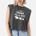 thumbnail image 1 of EcoLoom Twice Blessed Mama Bear Cap Sleeve Muscle Crop Shirt Women Sleeveless Baby Tee, 1 of 5