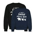 thumbnail image 1 of EcoLoom Twice Blessed Mama Bear Long Sleeve Unisex Midweight Crewneck Sweatshirt, 1 of 4