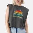 thumbnail image 1 of EcoLoom Vintage Waymaker Promise Keeper Miracle Worker Christian Cap Sleeve Muscle Crop Shirt Women Sleeveless Baby Tee, 1 of 5
