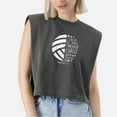 thumbnail image 1 of EcoLoom Volleyball I Can Do Things Bible Verse God Jesus Cap Sleeve Muscle Crop Shirt Women Sleeveless Baby Tee, 1 of 5