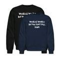 thumbnail image 1 of EcoLoom Weebles Wooble But They Long Sleeve Unisex Midweight Crewneck Sweatshirt, 1 of 4