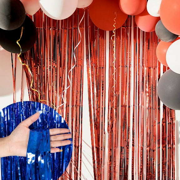 EcoNest 1* 2m Rain Curtain Birthday Party Wedding Background Wall Decoration Fringe Light Rain Curtain