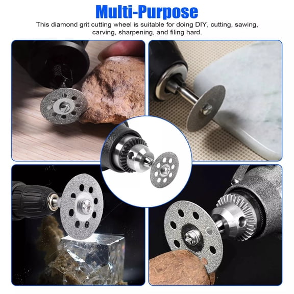 EcoNest 10 Cutting Wheels For Tool Die Grinder Metal Cut Off Disc