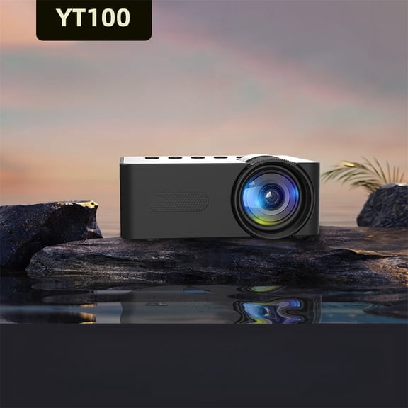 EcoNest 100 Mini Portable Wireless Projector Compact Home Projector For Smartphone And Media Streaming